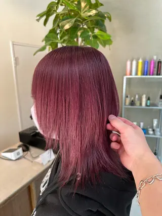 ミディアム カラー ［  ］Shiro所属・Shiro RENのヘアスタイル