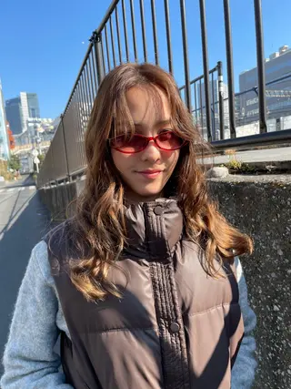 ロング カラー パーマ Toiro 横浜所属・🎀レイヤー/パーマ カラー/ai🎀のヘアスタイル