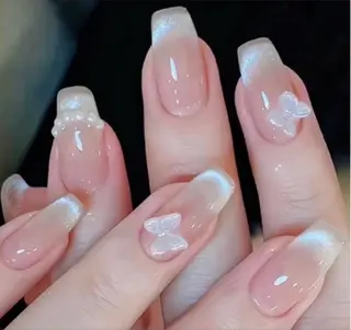 ネイル H3 Nail Tsuki🦋💙のネイルデザイン