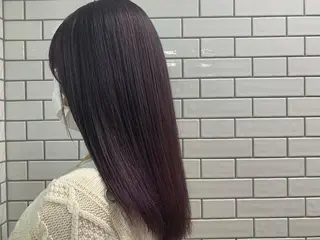 セミロング カラー 💎艶髪💎縮毛矯正 /髪質改善/ひかるのヘアスタイル