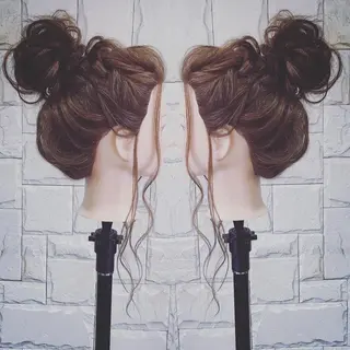 ミディアム ヘアアレンジ ✨🌿大人可愛い愛さ れhair🌿✨松本のヘアスタイル