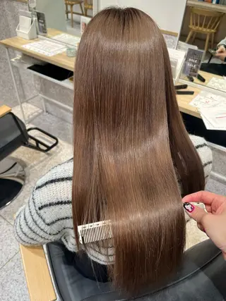 ロング 髪質改善&艶カラー/ ほんだあみ (♡)のヘアスタイル