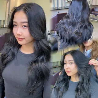 ロング カラー オリーブベージュ 🫒🩶Rianaのヘアスタイル