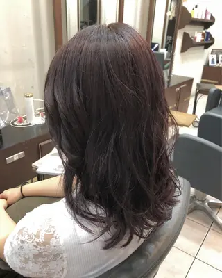 ミディアム カラー SHAFT Ieiriのヘアスタイル