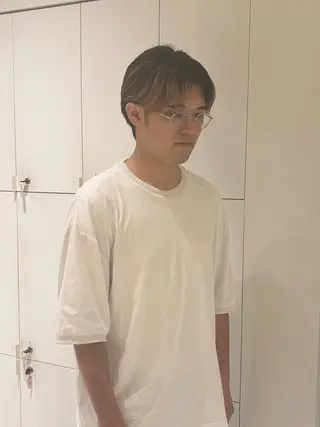 ショート メンズ 透明感カラーと映画 美容師/yujiのヘアスタイル