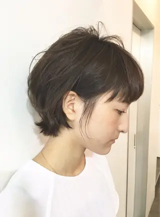 ショート カラー パーマ Ｑue所属・stylist takahashiのヘアスタイル