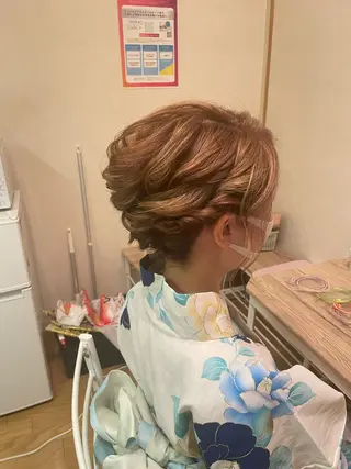 ヘアアレンジ HempBeauty 浅野アサミのヘアスタイル