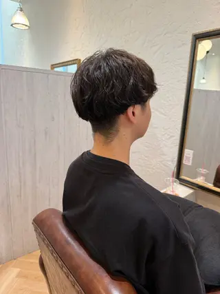 ショート パーマ メンズ hair salon  CAMON.所属・仙台/camon/ airiのヘアスタイル