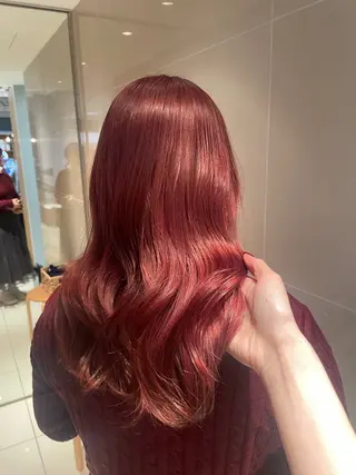 セミロング カラー 縮毛矯正/レイヤー 🌙ひかるのヘアスタイル