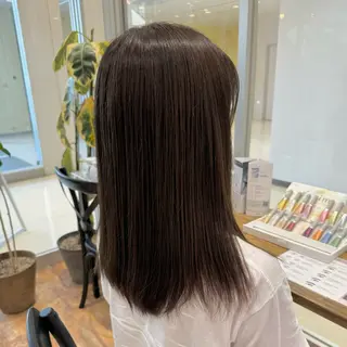 セミロング 透明感/オリーブ /わがつまこうすけのヘアスタイル