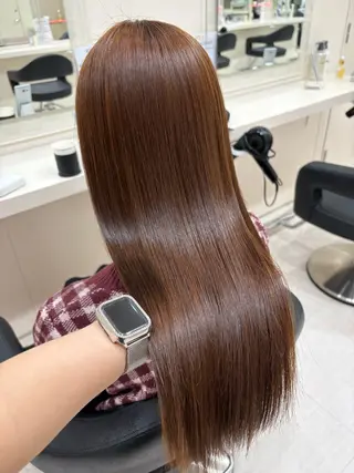 セミロング カラー 💟RINNA 艶カラー💟のヘアスタイル