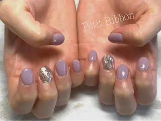 ネイル ネイルPetit Ribbonのネイルデザイン