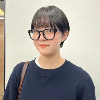 ショート カラー 初めてのショート お任せください✂️のヘアスタイル