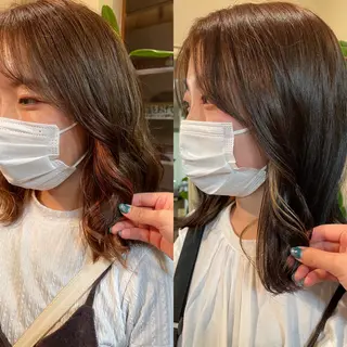 カラー Vyuha ビューハのヘアスタイル