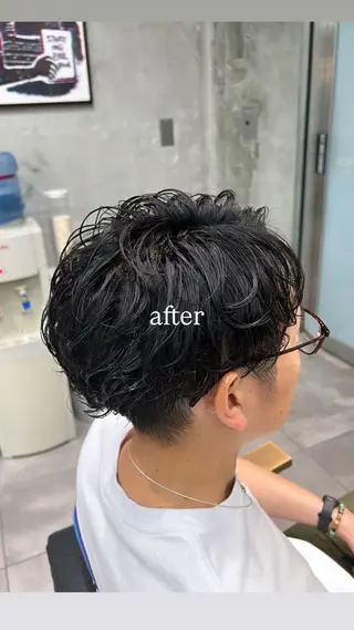 ショート パーマ メンズ メンズ/バレイヤー ジュ/HIKARUのヘアスタイル