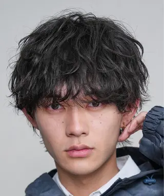 パーマ メンズ 仙台フェザーパーマ/ fifth/遠藤楓雅のヘアスタイル