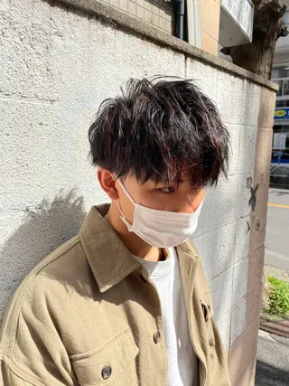 ミディアム 渋谷 メンズヘア⭐️ タニグチヨシユキのヘアスタイル