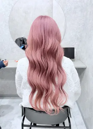 ロング カラー 🌺ハイトーン🌺 矢葺 なぎさ🌺🌺のヘアスタイル