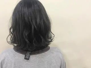 ショート カラー AMI ウルフパーマ/メンズのヘアスタイル