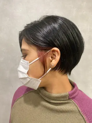 ショート カラー 🍃ショートヘア🍃 北林春樹のヘアスタイル