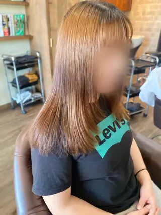 ロング Hair & Eyelash Riche所属・肥田 夕蘭のヘアスタイル