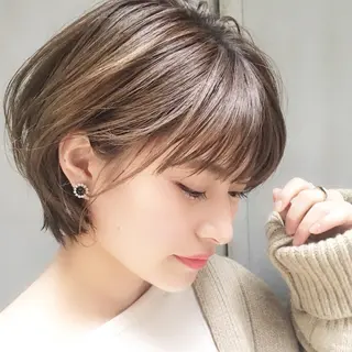 カラー Nakashima Akiのヘアスタイル