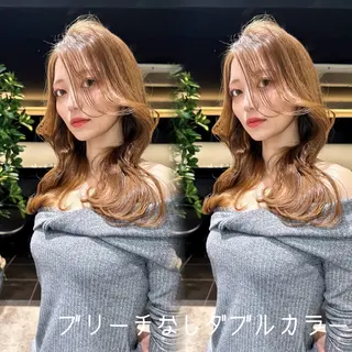 セミロング 韓国カット/透明感 カラー/NANAMIのヘアスタイル