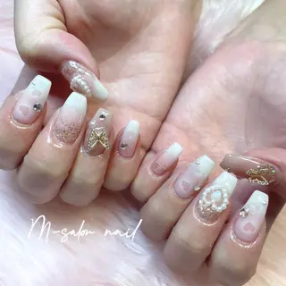 ネイル 韓国/網紅/パーツ M-salonのネイルデザイン