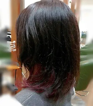 ミディアム 渡辺 康行のヘアスタイル