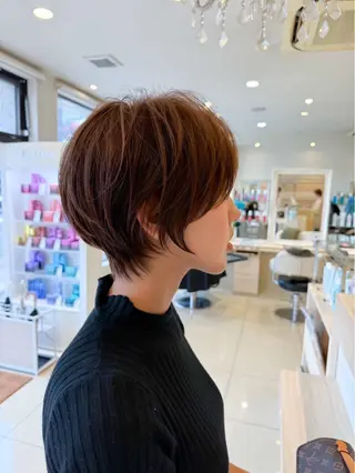 ショート カラー 🫧カット/カラー/ 辻田柚🫧のヘアスタイル