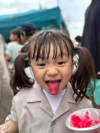 ミディアム 小夏の⭐️ パパです⭐️のヘアスタイル