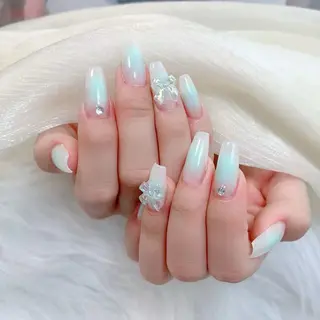 ネイル 長さだし/持込/ ins風ネイル/Umのネイルデザイン