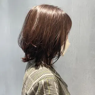 ミディアム カラー DX SHARE SALON所属・matka白髪ぼかし 大人ヘア/KEIKOのヘアスタイル