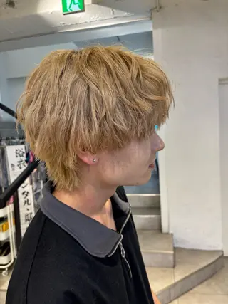 カラー メンズ メンズパーマ/ メッシュ📍ユリのヘアスタイル