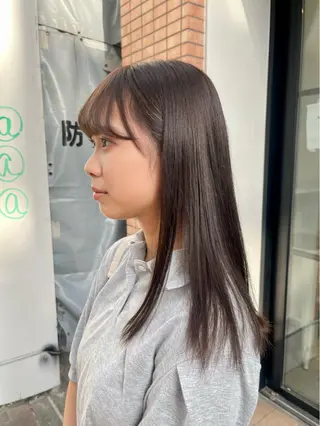 セミロング 園田 渉 ◤SHIKIO◢のヘアスタイル