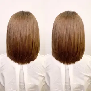 ミディアム カラー 縮毛矯正/髪質改善/ 石橋代智のヘアスタイル