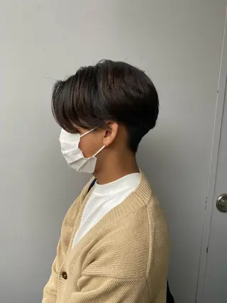 ショート パーマ メンズ 🟦ニュアンス/メン ズパーマ横浜🟦のヘアスタイル