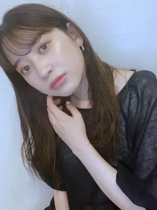 ロング カラー 🥣 hashi 🛋️のヘアスタイル