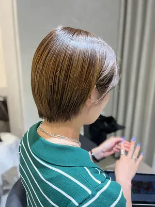 ショート メンズセンターパート 🇰🇷wakanaのヘアスタイル