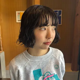 ミディアム パーマ ciala清澄白河所属・MANA/ ciala清澄白河のヘアスタイル