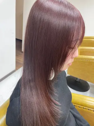 ロング カラー 大内 カオリのヘアスタイル