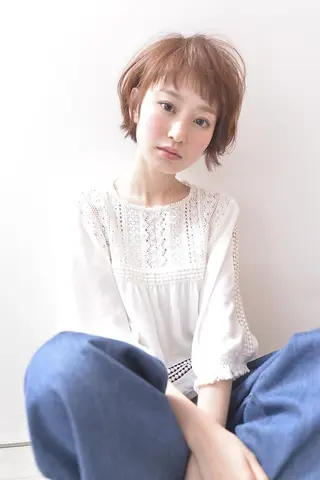 ショート イエナ所属・村山 美空のヘアスタイル