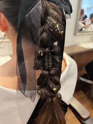 ロング Chocolat阿部野所属・なかじま ささらのヘアスタイル