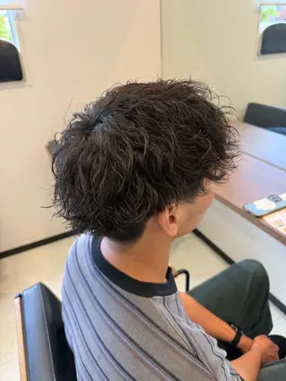 パーマ メンズ 剣持 快吏ARISE✂️のヘアスタイル