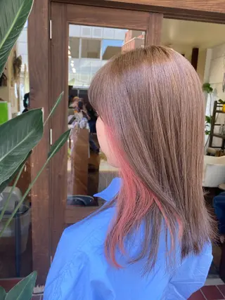 ミディアム 🩶西 雪乃/透明感 くすみカラー🫧のヘアスタイル