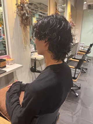 パーマ メンズ オーガニックカラー/ 表参道/ルカのヘアスタイル