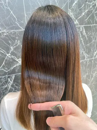 ロング 🔸縮毛矯正/髪質 改善カラー石崎🔸のヘアスタイル
