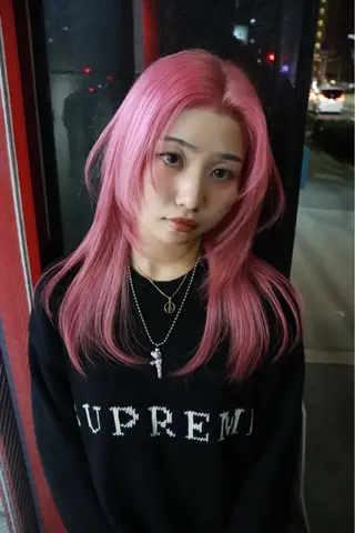 ロング カラー 🧡色落ちまで2度綺 麗なカラー🧡ヨシキのヘアスタイル