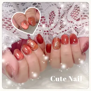 ネイル GO TODAY SHAiRE SALON原宿 Liber所属・️🫧もこ 艶感ネイル🫧のネイルデザイン