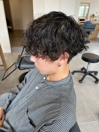 パーマ メンズ タナカ マヤ/金沢八景のヘアスタイル